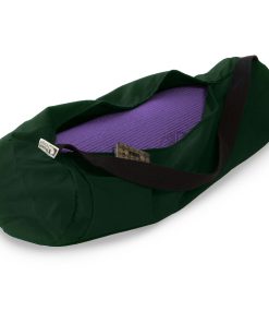 Bolso de algodón para tapete de yoga de Bean -Verde Bosque