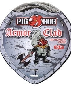 Cable de Instrumento Pig Hog Armor Clad 1/4", Oro, 10 Pies