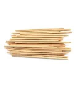 BambooMN 6.5" x 6mm Espesor Palillo de Bambú Semipunto para