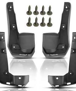 Juego de 4 Guardabarros Protectores Accesorios -Negro