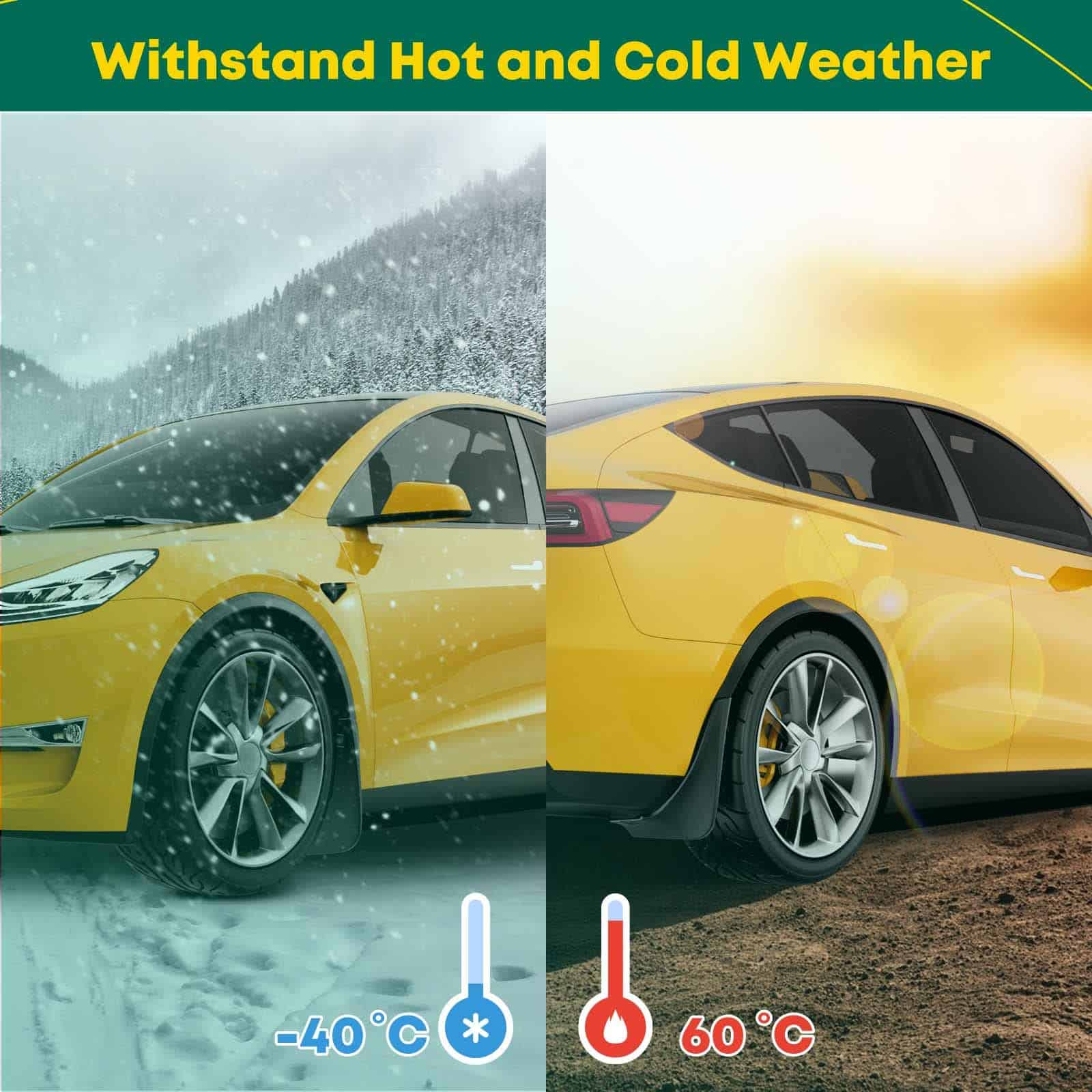 YHTAUTO Mud Flaps Splash Guards Reemplazo para Toyota RAV4 - Imagen 9