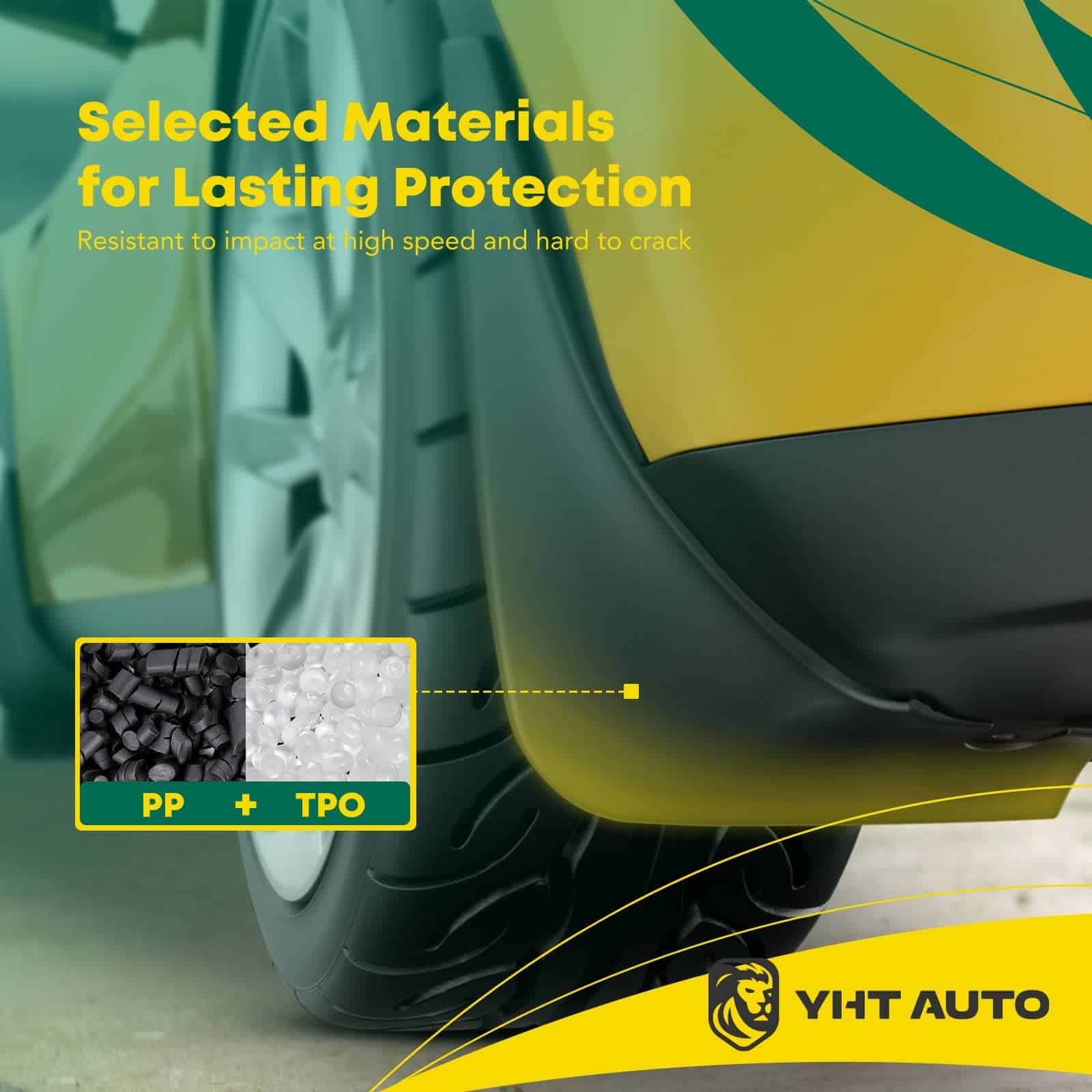 YHTAUTO Mud Flaps Splash Guards Reemplazo para Toyota RAV4 - Imagen 5