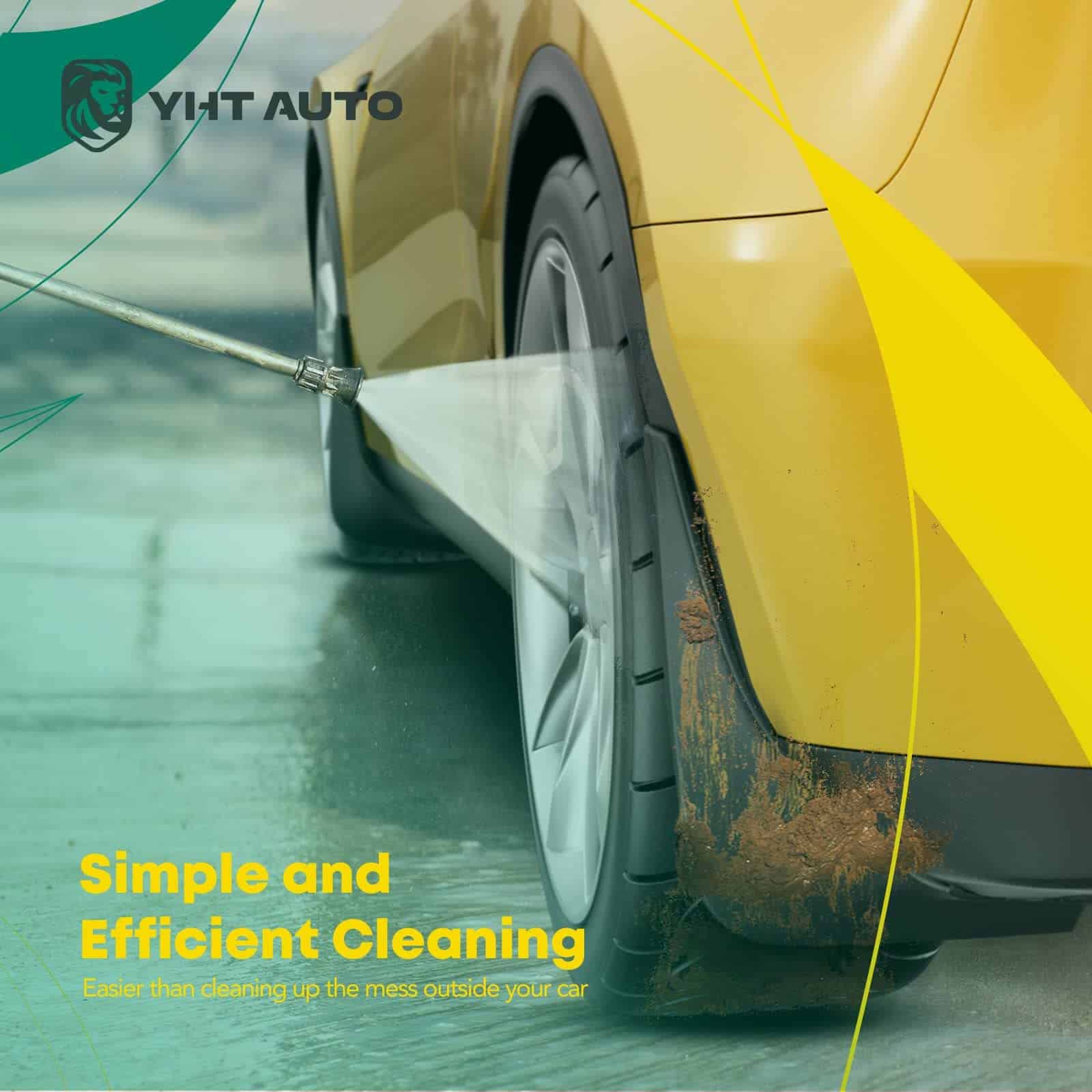 YHTAUTO Mud Flaps Splash Guards Reemplazo para Toyota RAV4 - Imagen 8