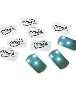 MVP Disc Golf Flat LED Tri-lite Disc Golf Lights (Paquete