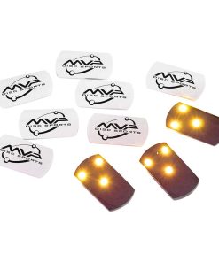 Luces de Disc Golf MVP Flat LED Tri-lite -Amarillo