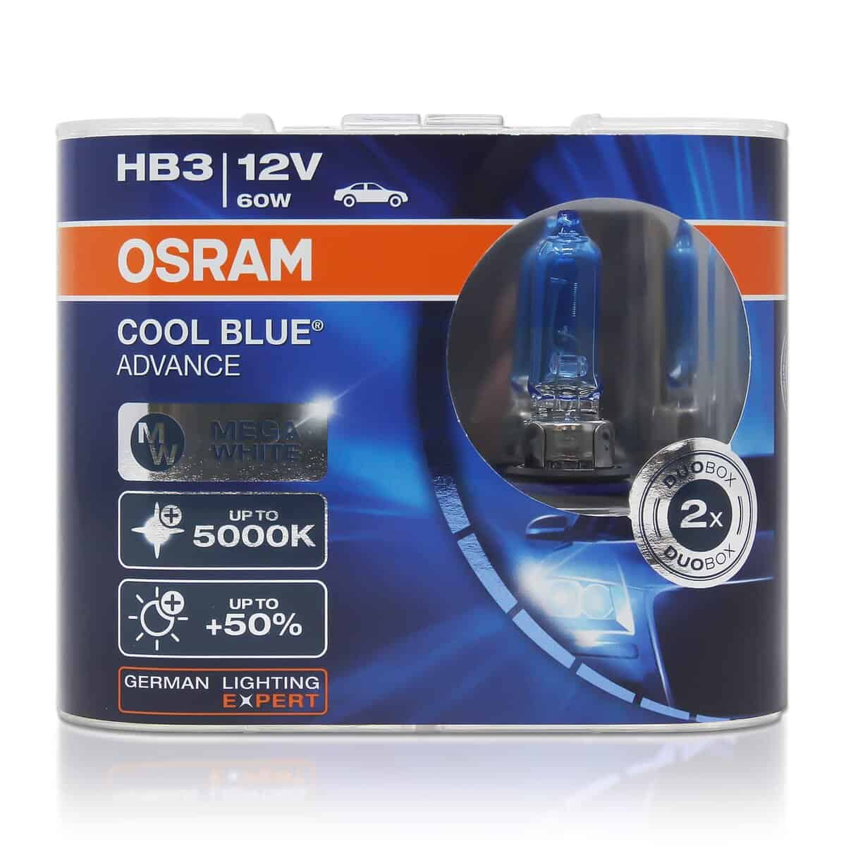 Bombillas de Coche Osram 9005 HB3 12V 60W 5000K 9005CBA