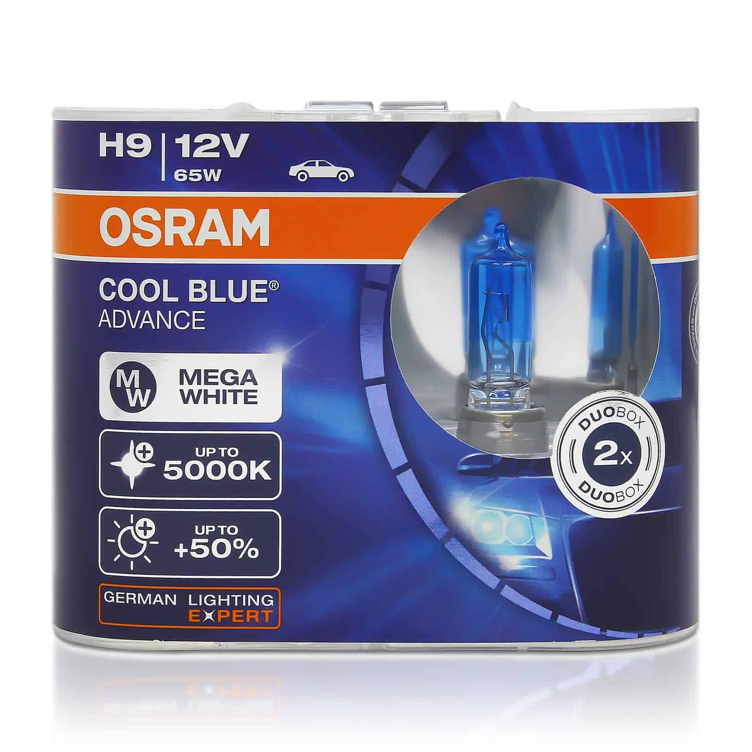 OSRAM H9 12V 65W 5000K 62213CBA Cool Blue Advance Auto