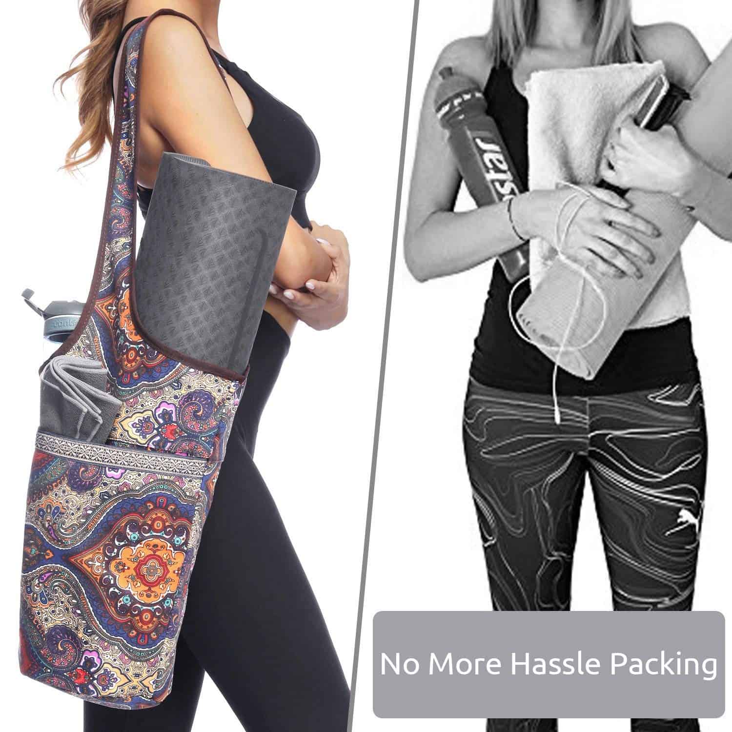 Bolsa para Tapete de Yoga Ewedoos con Bolsillo de Gran - Imagen 5