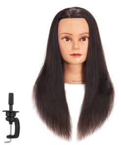 Cabeza de maniquí femenino 20-22'' Traininghead 100%