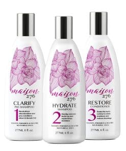 Maison 276 Pre-Shampoo, Shampoo y Acondicionador para