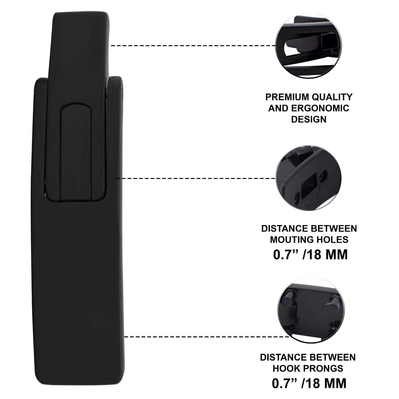 RAULAM INTERNATIONAL Hebilla de Repuesto para -Negro - Imagen 7