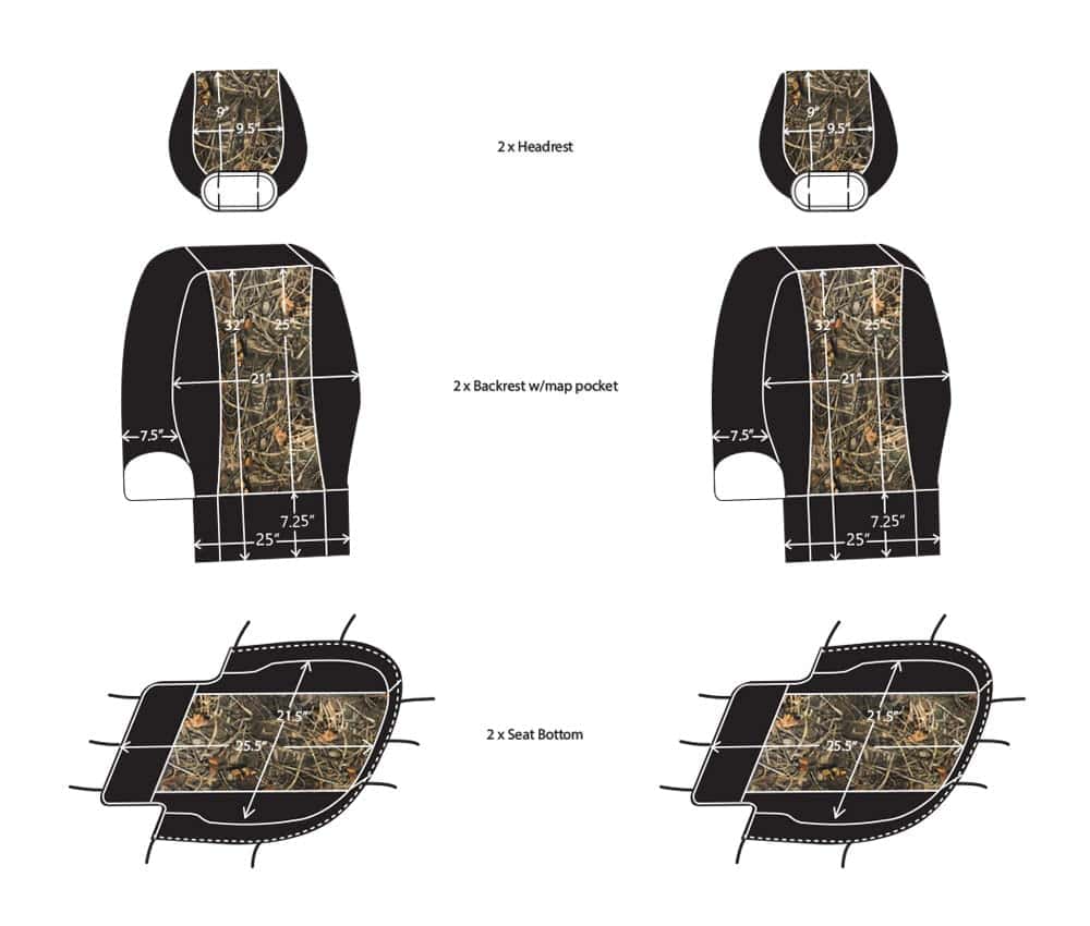 Cubiertas de asiento delantero de automóvil de neopreno - Imagen 6
