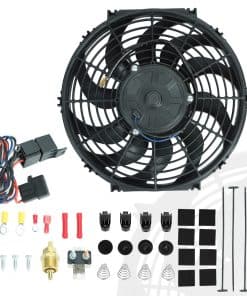 BLACKHORSE-RACING Ventilador de enfriamiento del radiador