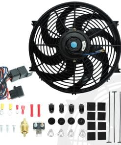 BLACKHORSE-RACING 14" Ventiladores de Radiador Eléctricos