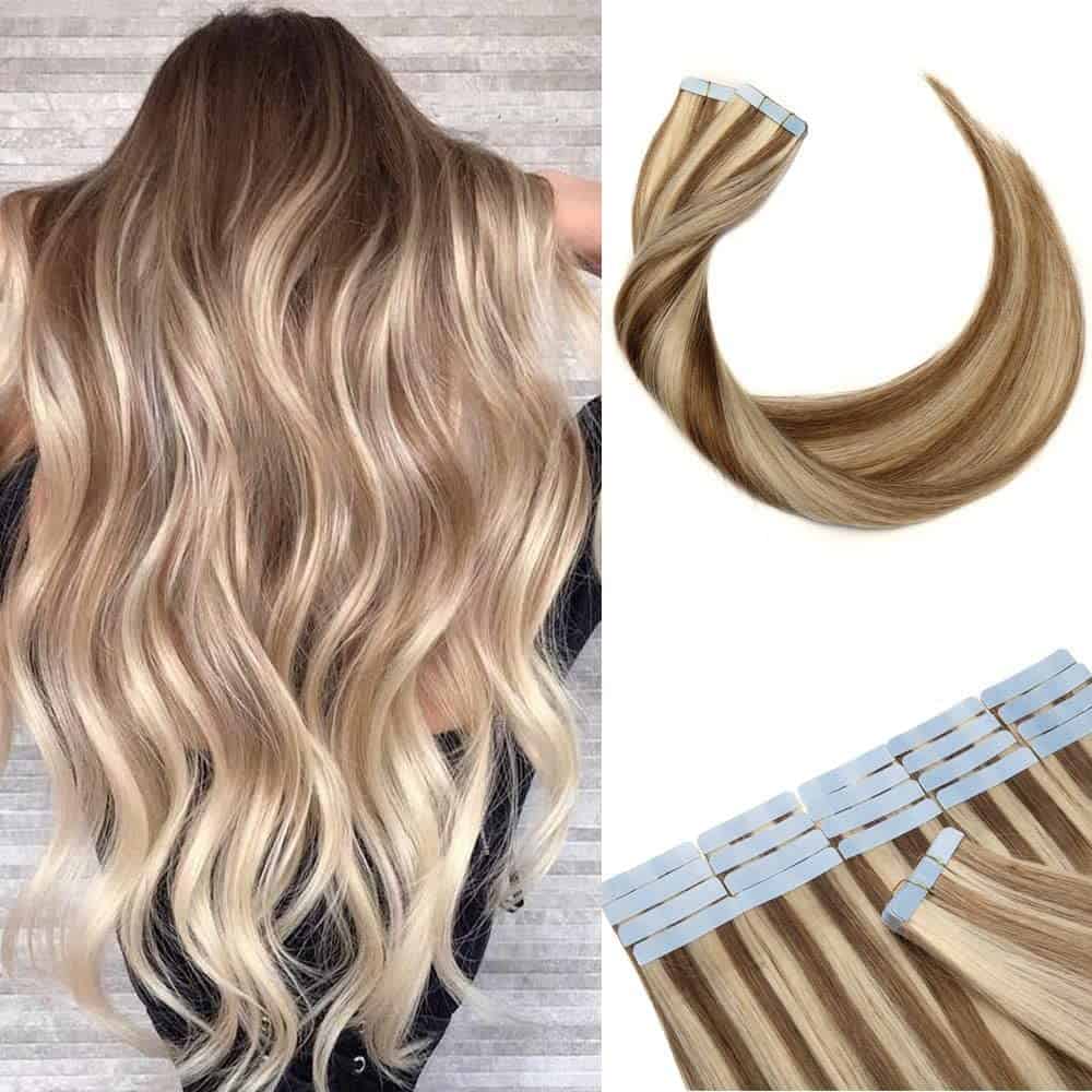 Extensiones de Cabello Tape in de 18 Pulgadas 50g Hairro