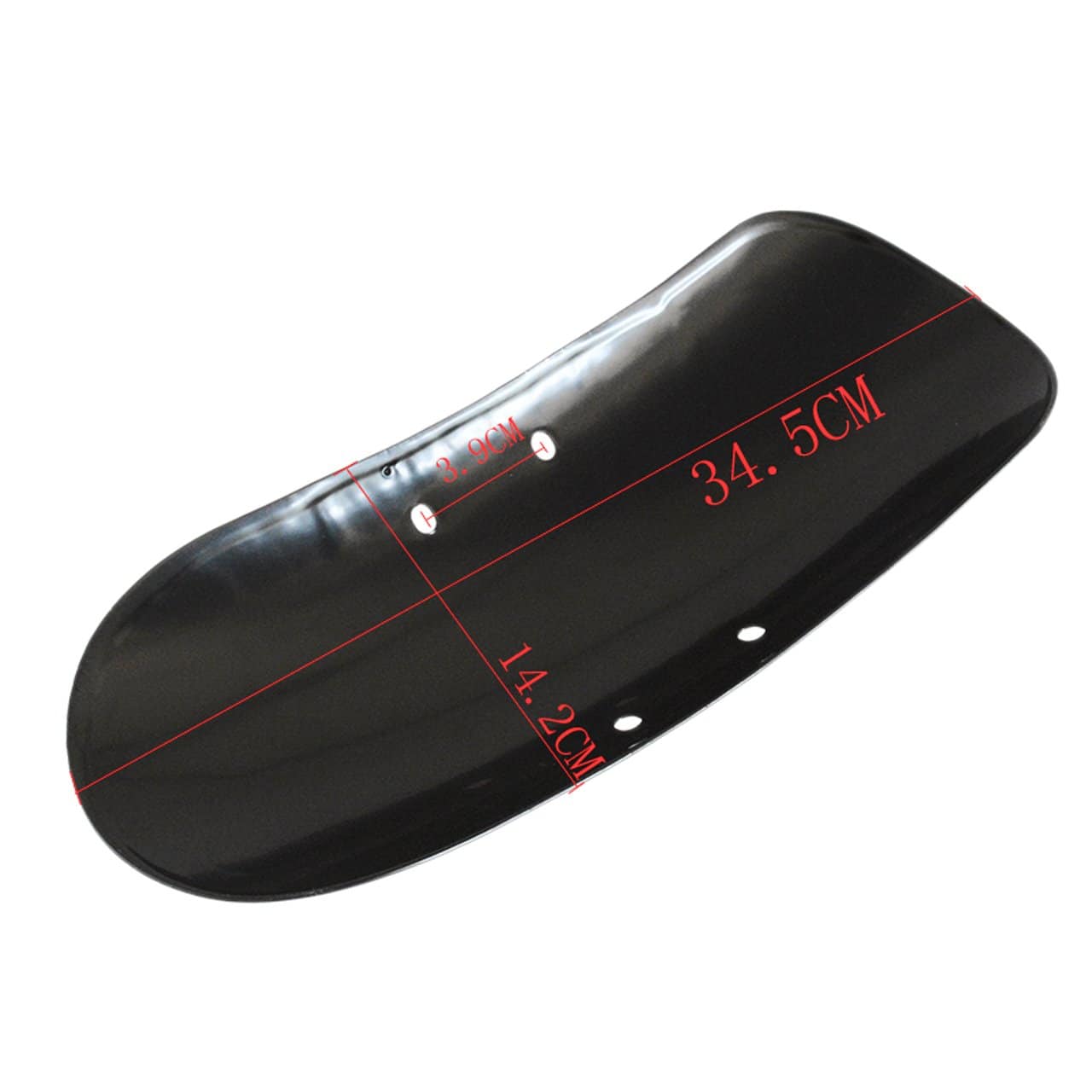 Guardabarros Delantero Corto KATUR 13 5/8" Negro Compatible - Imagen 7