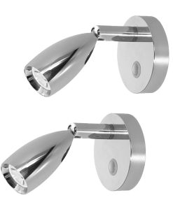 THALASSA RV 12V Luz de Lectura Regulable - Lámpara LED de