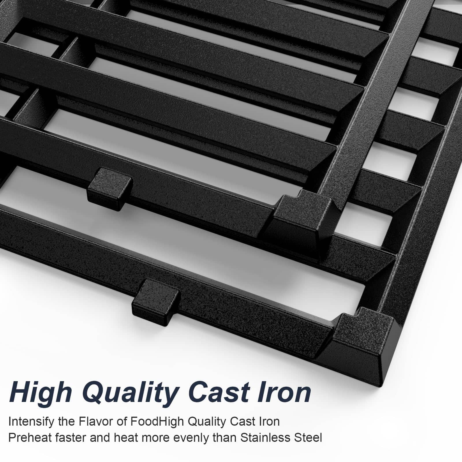 7637 Parrillas para Weber Spirit E210, 17.5 Pulgadas - Imagen 3