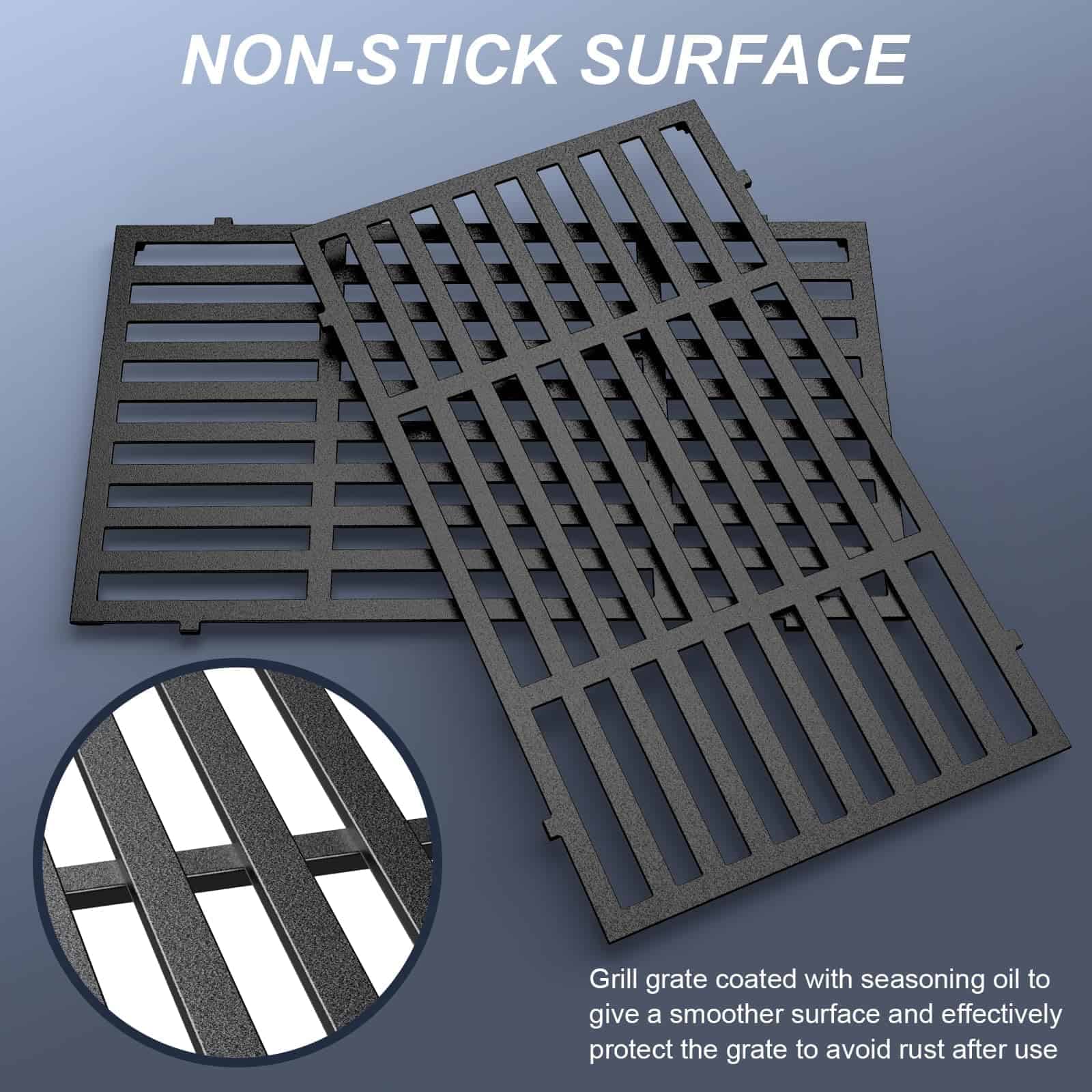 7637 Parrillas para Weber Spirit E210, 17.5 Pulgadas - Imagen 5