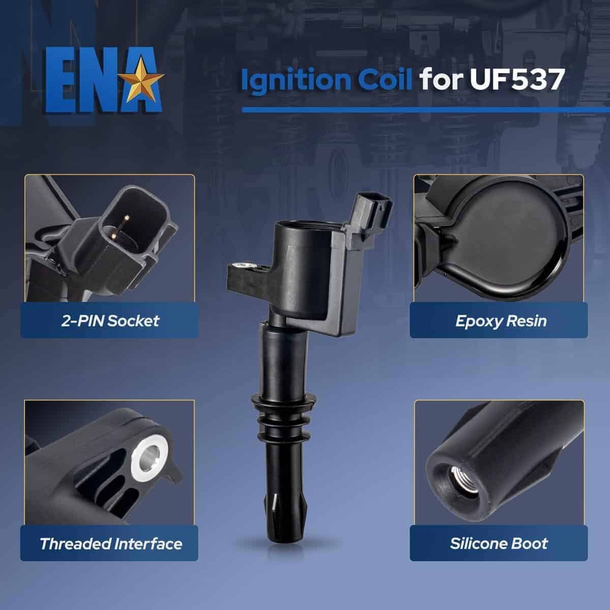 Set de Bobinas de Encendido y Bujías de Platino ENA 8 - Imagen 4