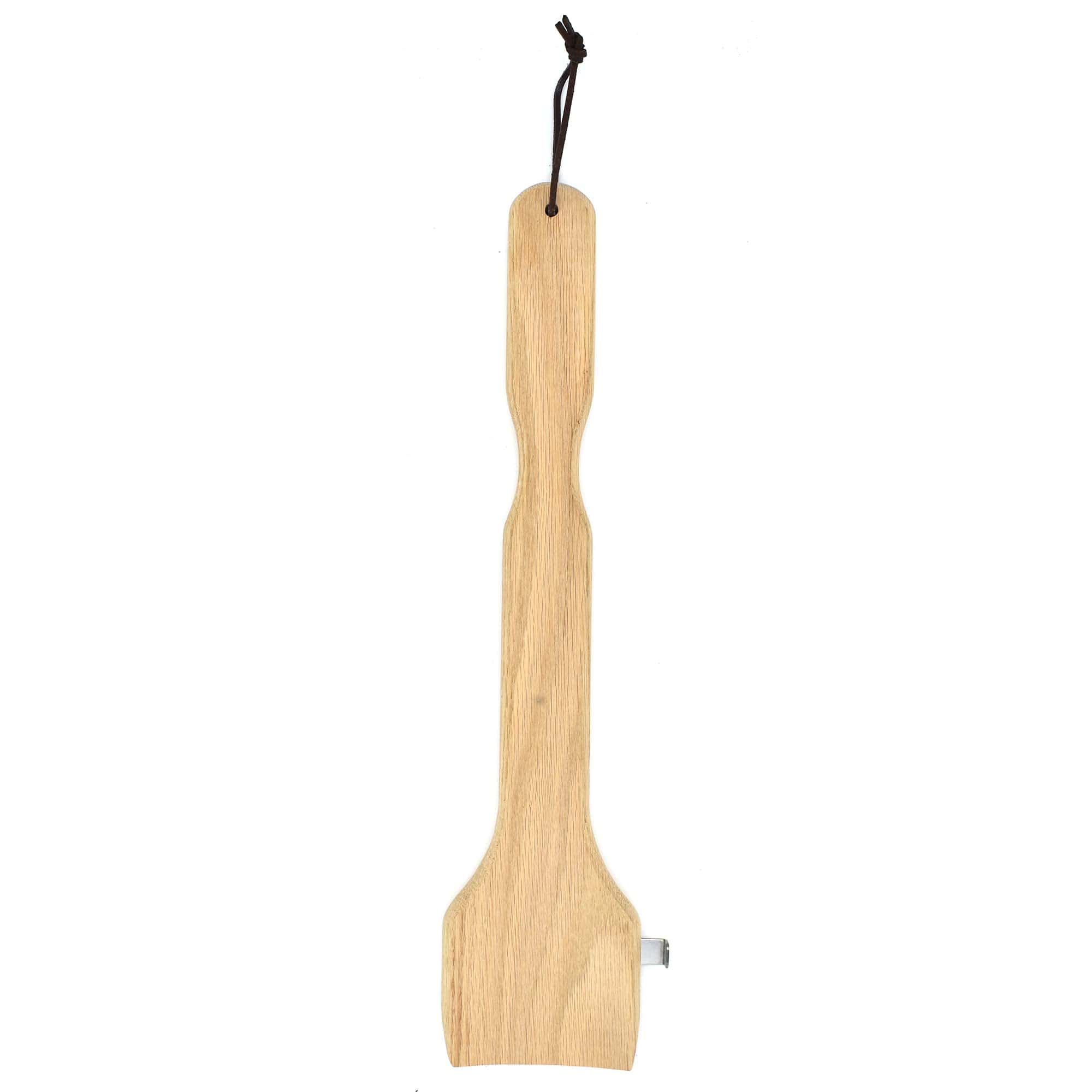 Raspador de parrilla de madera natural Mr. Bar-B-Q - Con