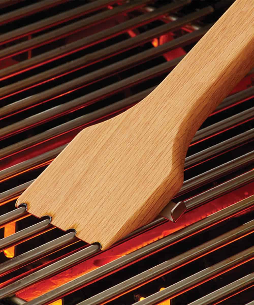 Raspador de parrilla de madera natural Mr. Bar-B-Q - Con - Imagen 3