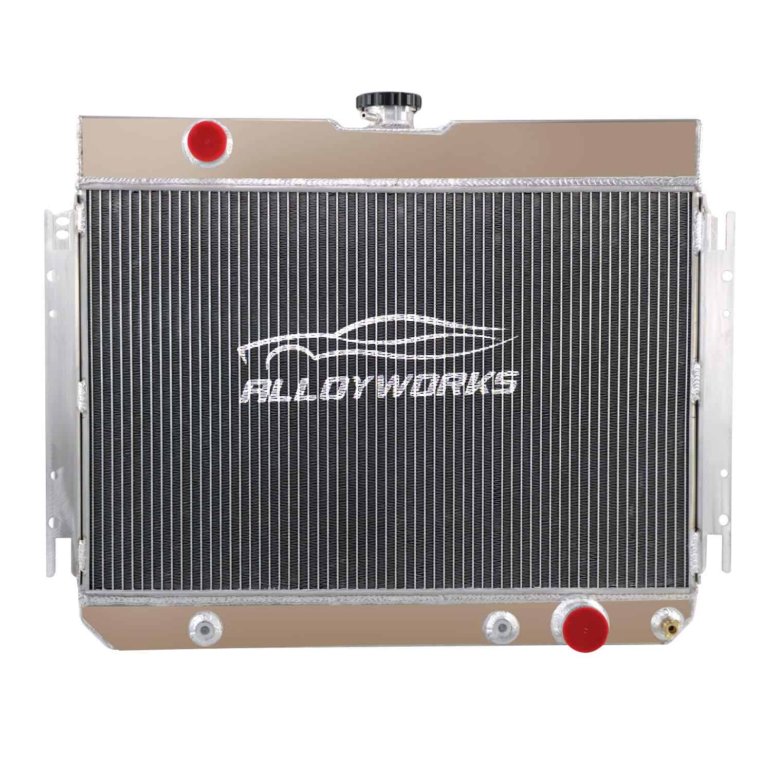 Radiador de Aluminio de 4 Filas ALLOYWORKS Para Chevrolet