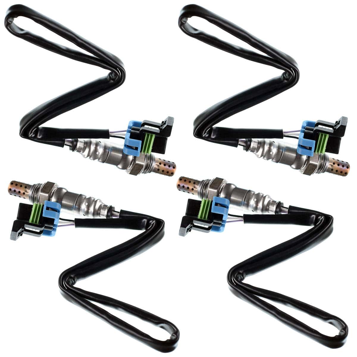 Set de 4 sensores de oxígeno de repuesto para Chevrolet