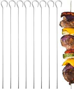 Brocheta Plana de Metal para Parrilla O-Yaki - Juego de 8