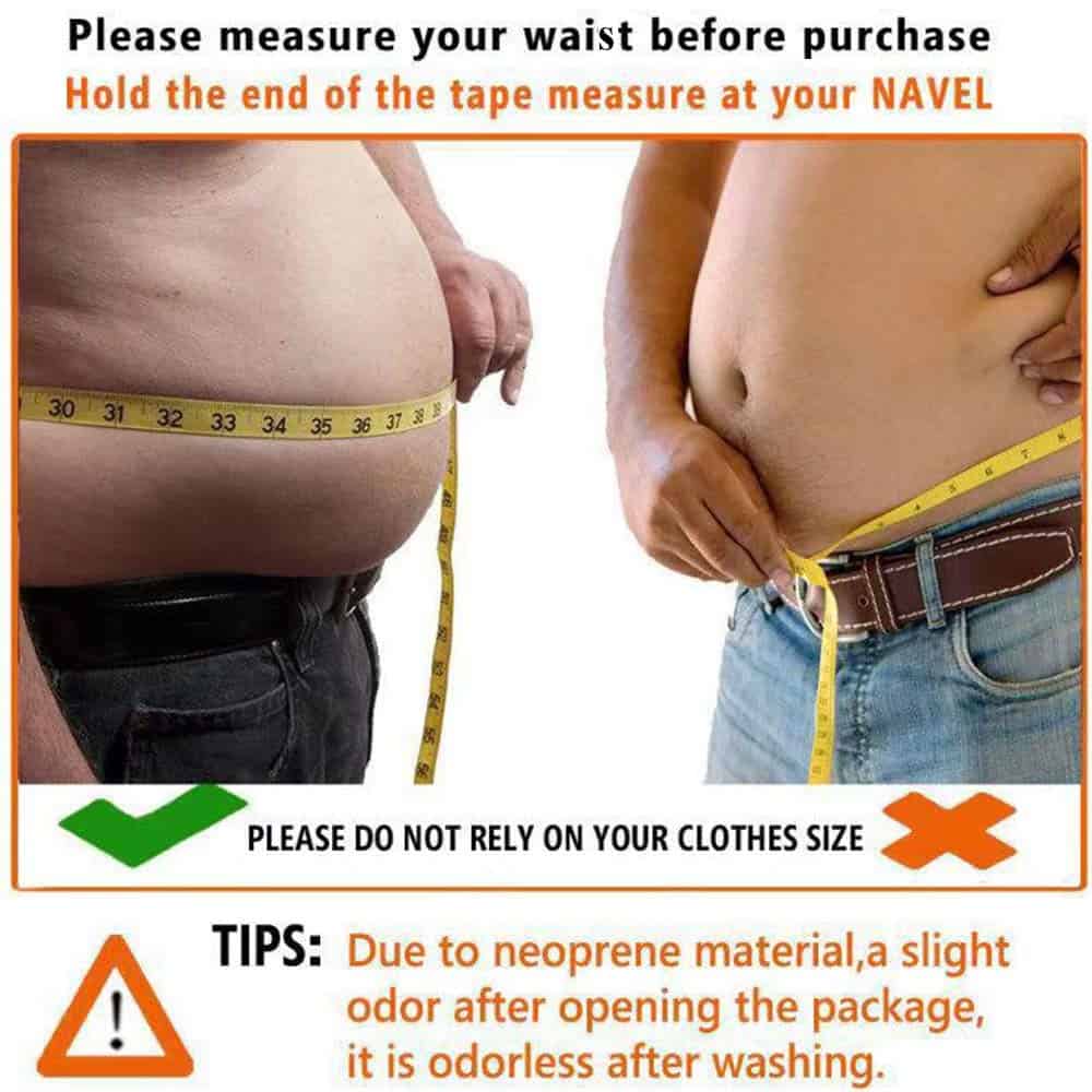 Cinturón de Cintura ZOHUMI para Hombres, Faja Abdominal de - Imagen 8