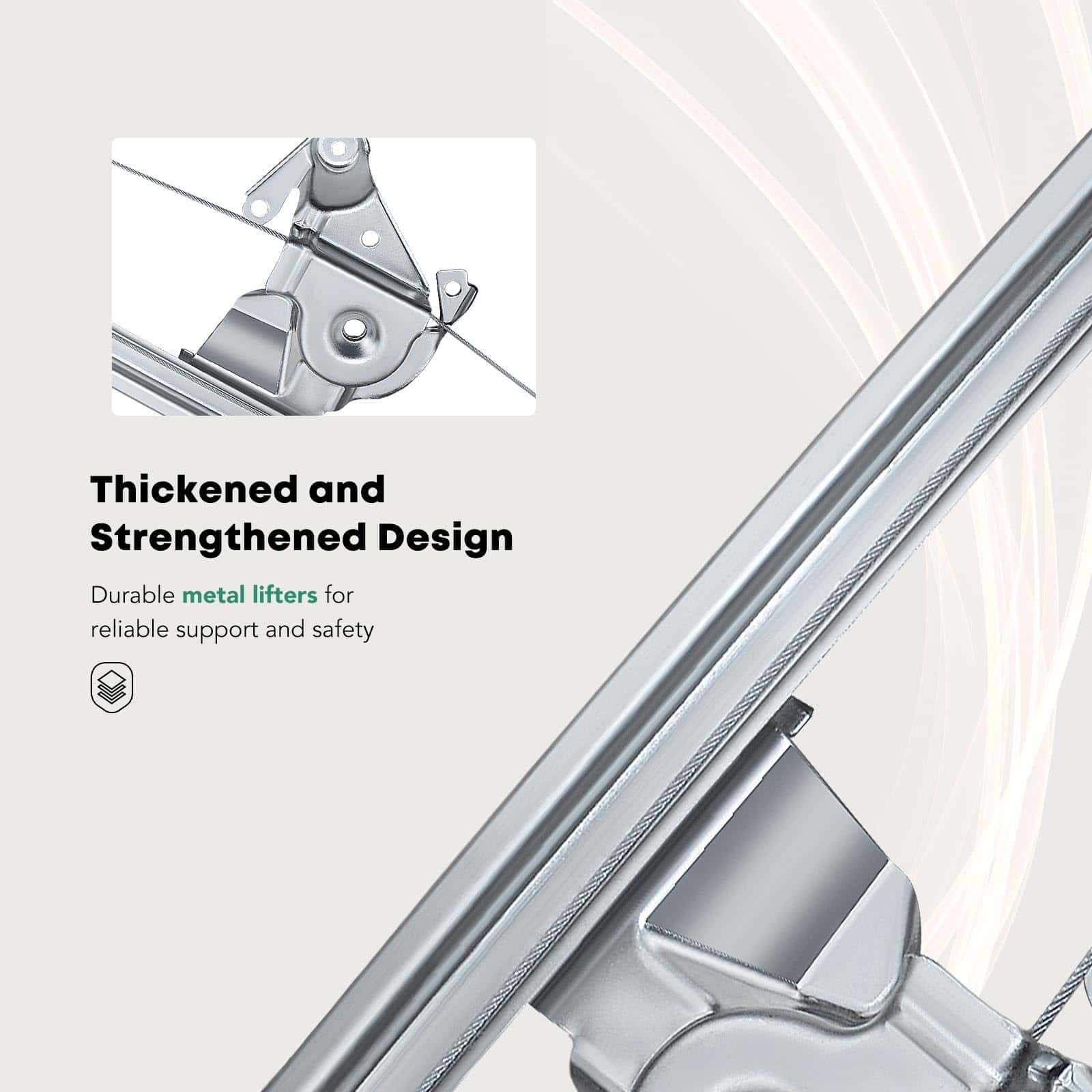 YHTAUTO Regulador de ventana eléctrico trasero del lado del - Imagen 7