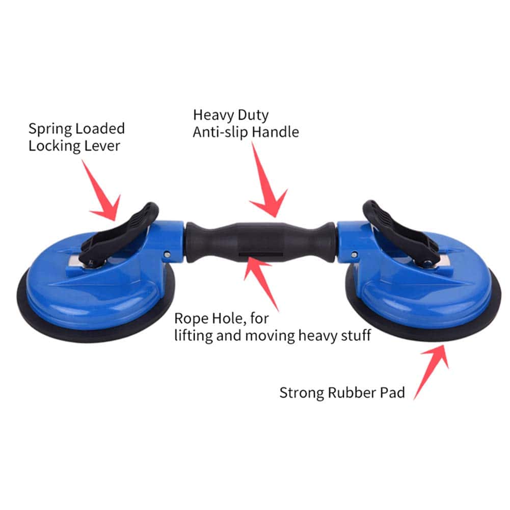 Ventosa de Vidrio IMT Doble Ventosa 2 Pack, Placa de Vacío - Imagen 4