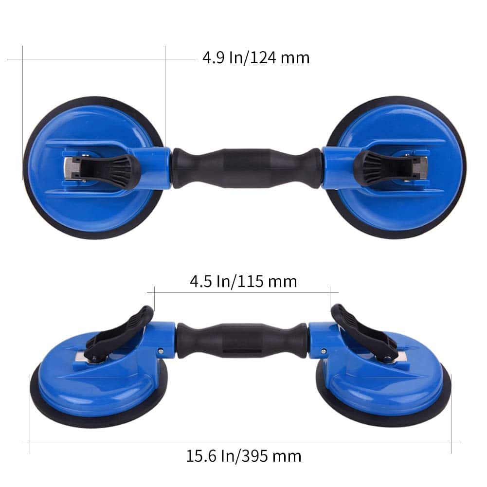 Ventosa de Vidrio IMT Doble Ventosa 2 Pack, Placa de Vacío - Imagen 3