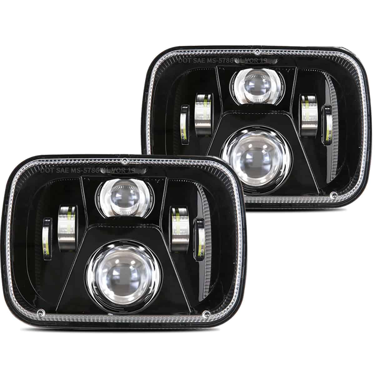 Faros LED 5x7 7x6 pulgadas, H6054 6054 H5054 6052 LED