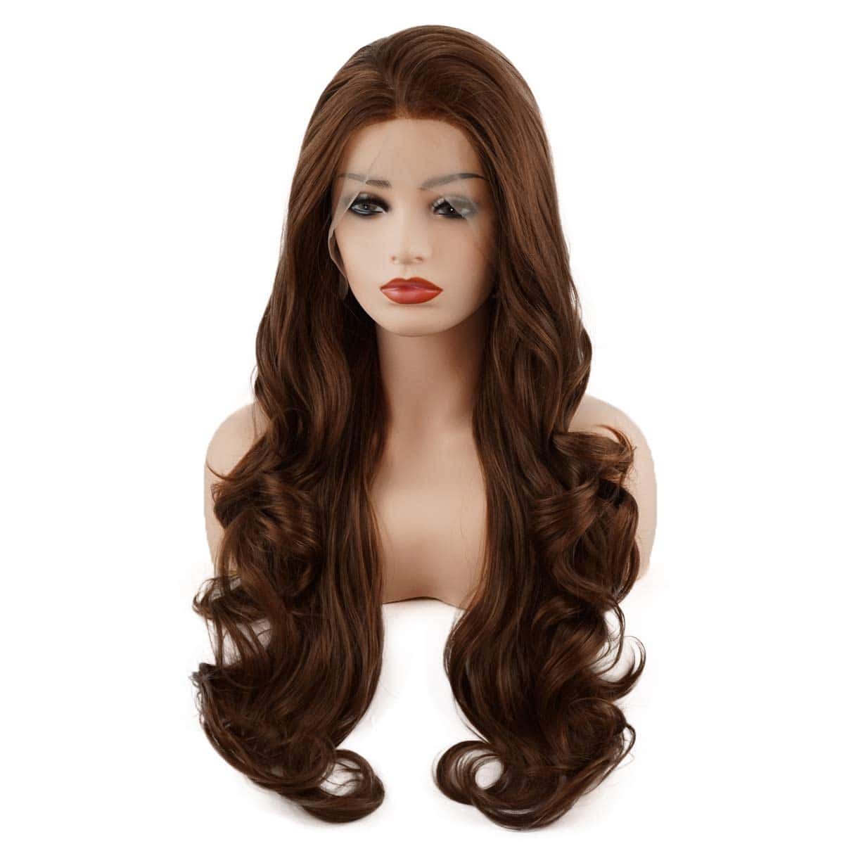 Pelucas de Encaje Sintético Resistente al Calor de Pelo - Imagen 4