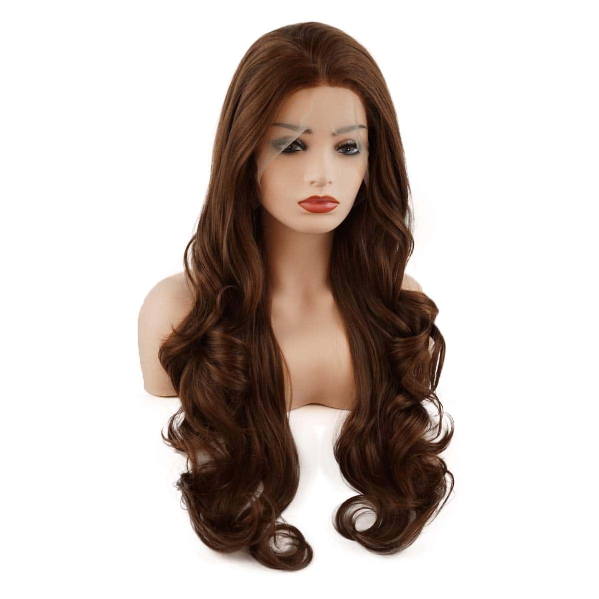 Pelucas de Encaje Sintético Resistente al Calor de Pelo - Imagen 3