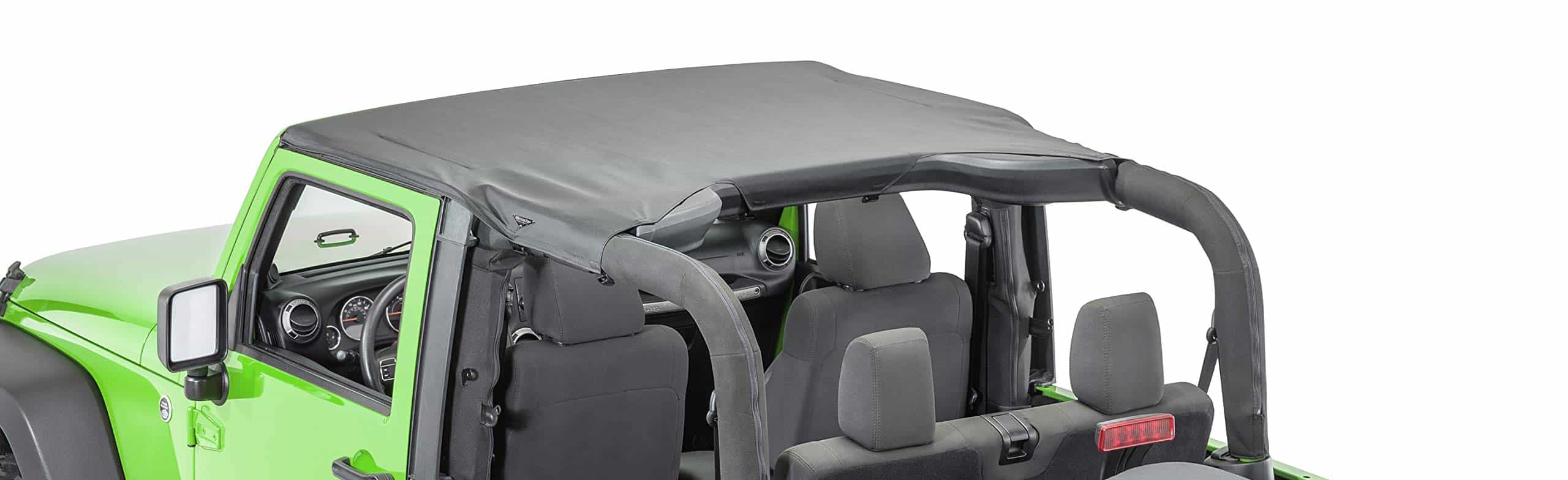 MasterTop Windshield Header compatible con 2007-2018 JK 2 y - Imagen 7