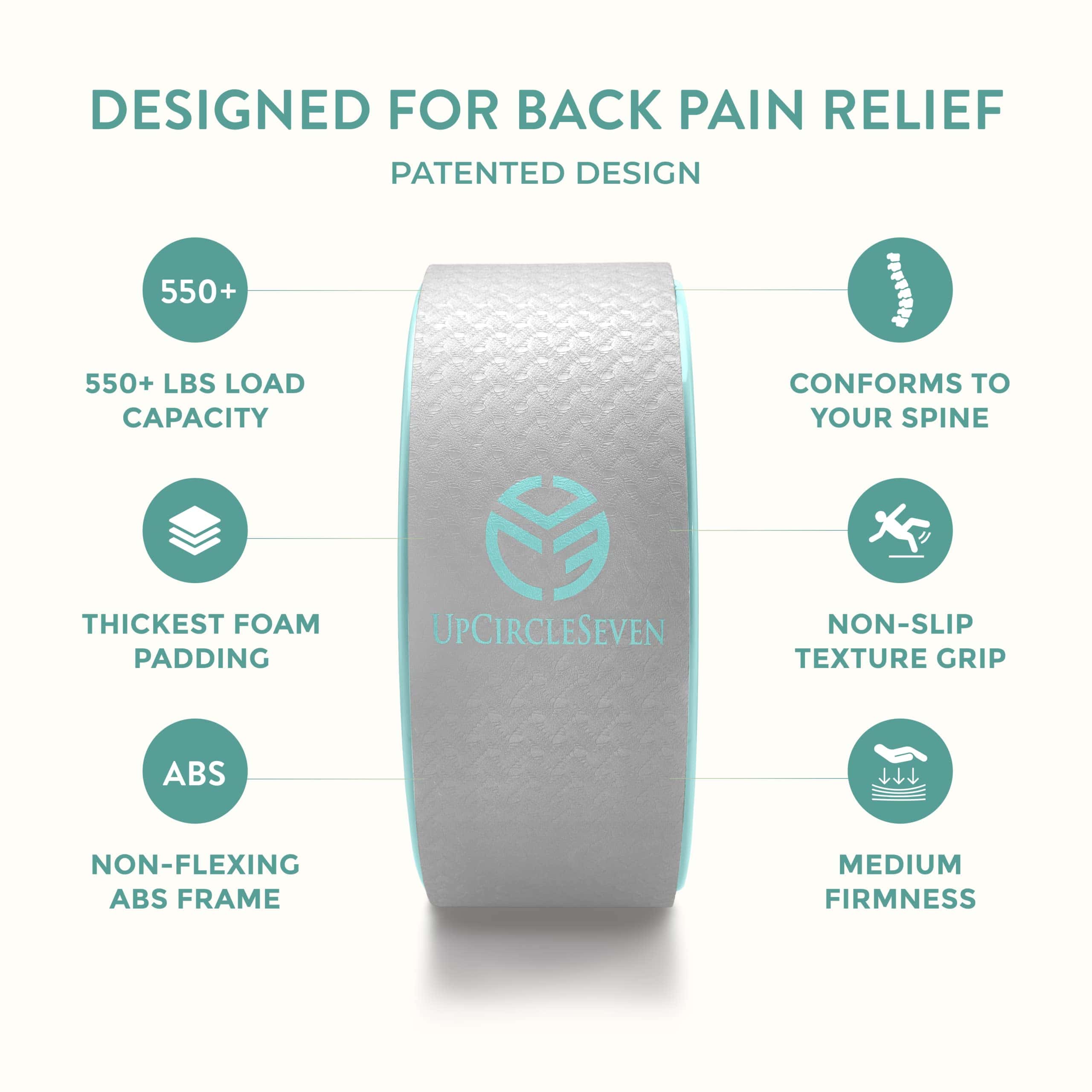 Juego de Ruedas de Yoga UpCircleSeven - La más resistente y - Imagen 3