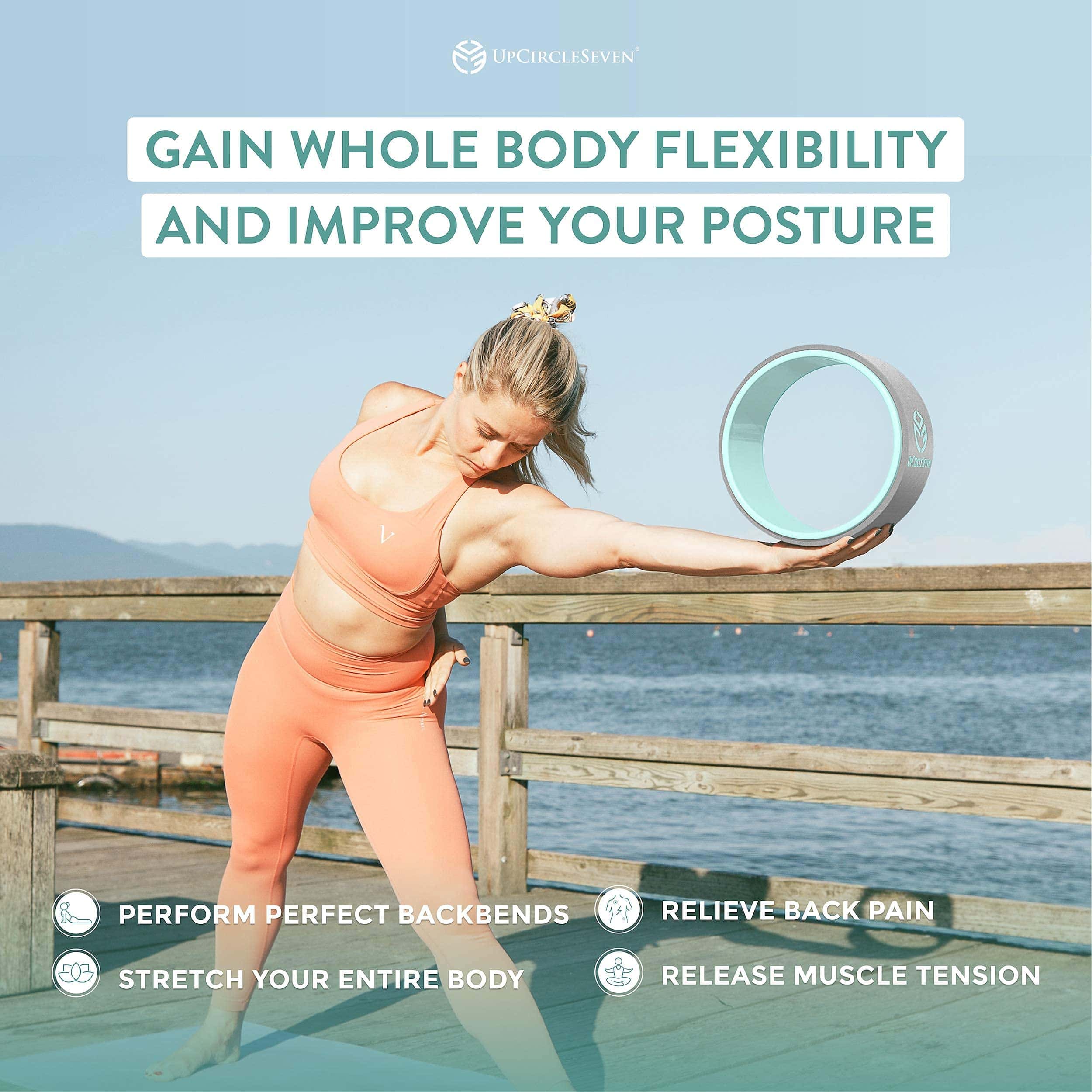 Juego de Ruedas de Yoga UpCircleSeven - La más resistente y - Imagen 6