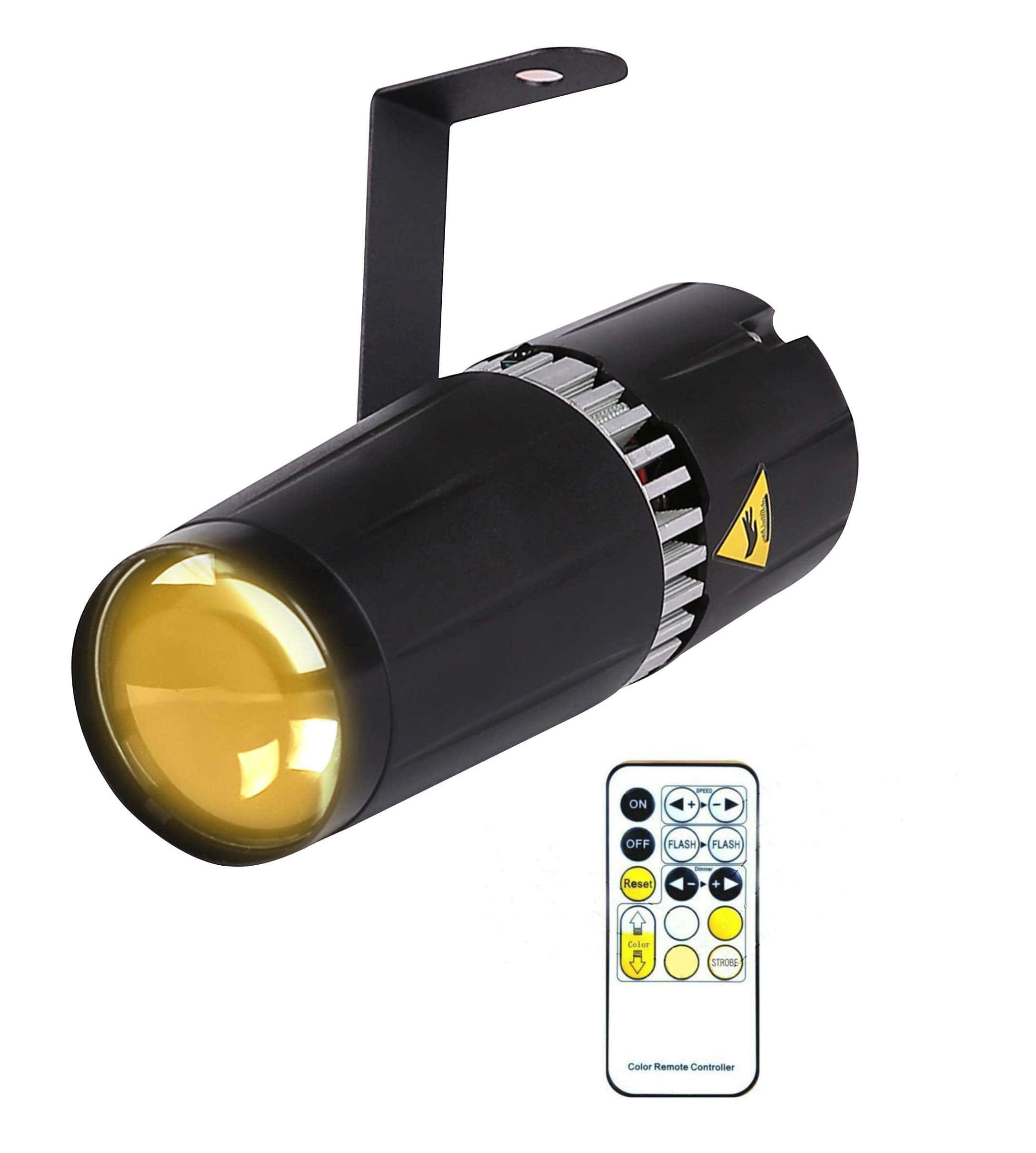 Luz de foco LED para escenario, SENLAN 6W Doble Blanco