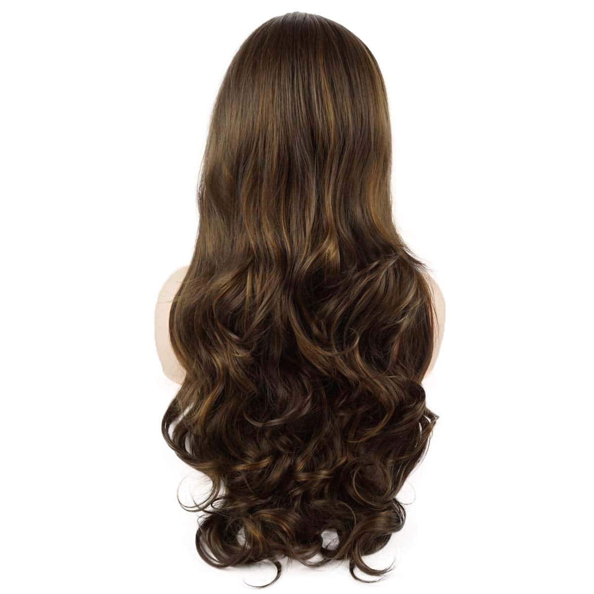 Pelucas de Encaje Sintético Realista de -Blonde y Marrón - Imagen 5