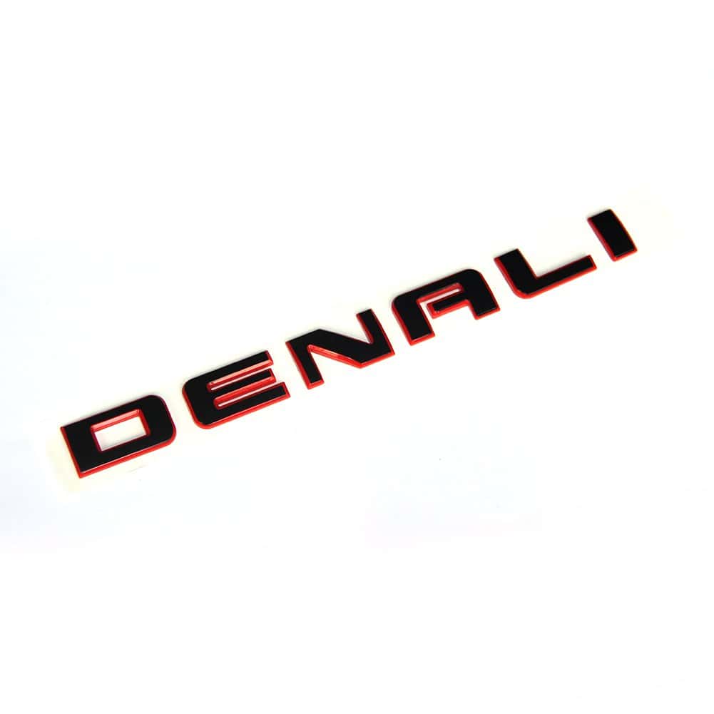 Emblemas de Placa de Nombre Denali Hd -Rojo - Imagen 4