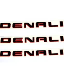 Emblemas de Placa de Nombre Denali Hd -Rojo