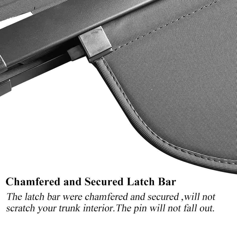 Cubierta retráctil de maletero trasero compatible con Jeep - Imagen 4