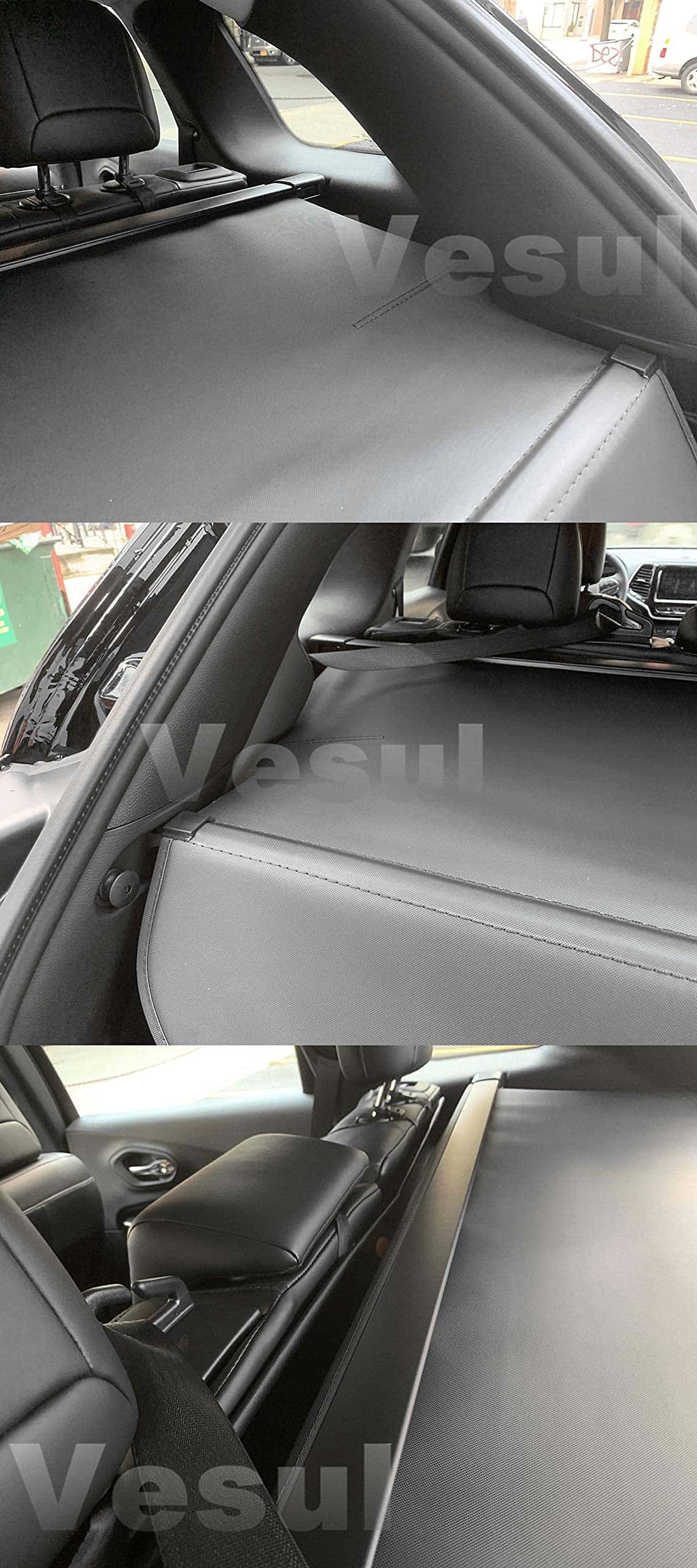 Cubierta retráctil de maletero trasero compatible con Jeep - Imagen 9