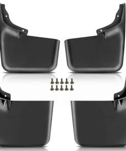 Conjunto de 4 Guardabarros Salpicaderas -Negro