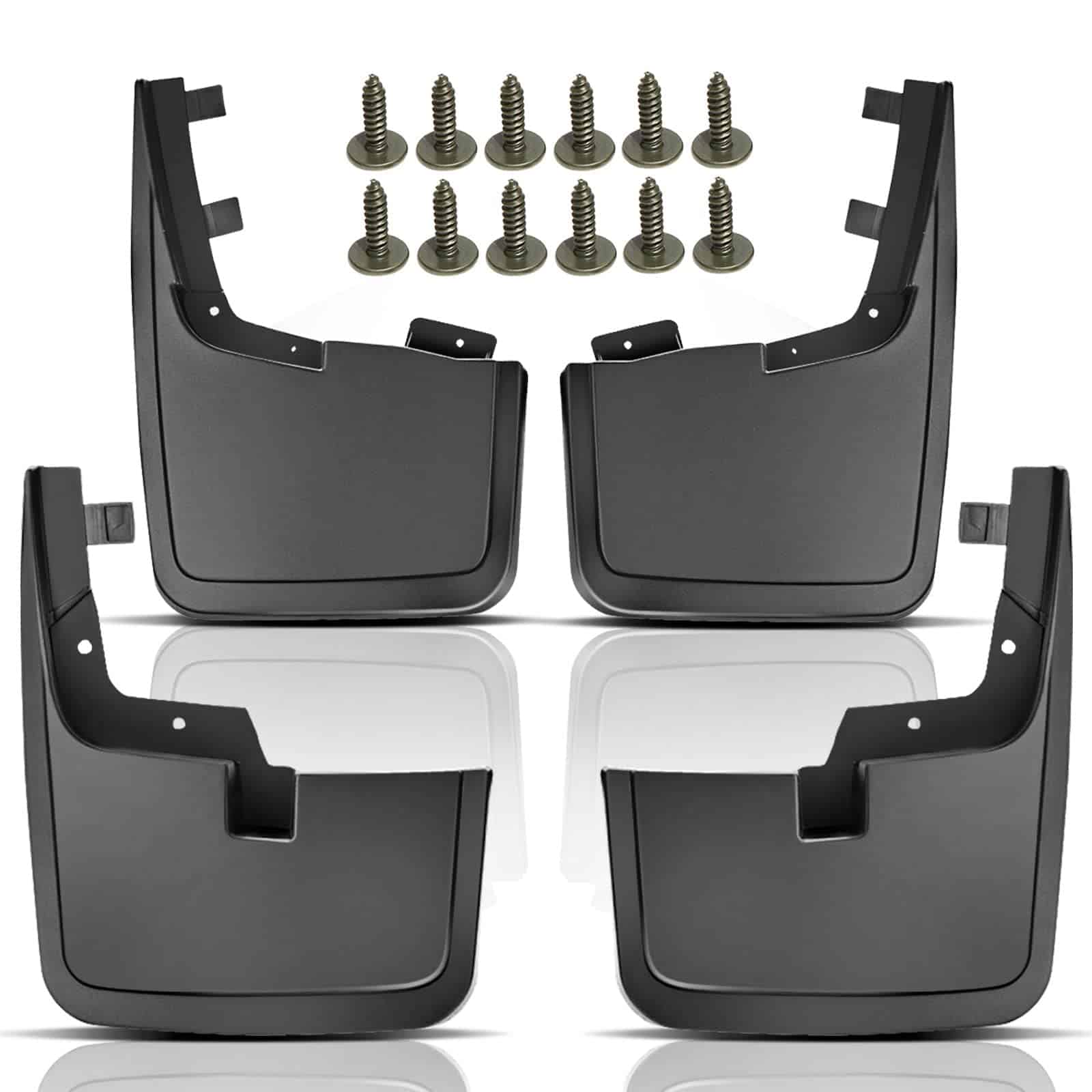 Juego de 4 protectores contra salpicaduras de barro YHTAUTO