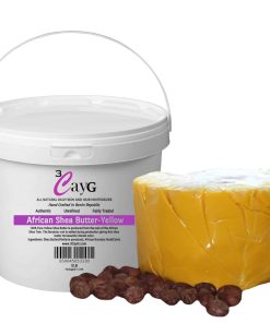 Manteca de Karité Amarilla Orgánica Cruda 5LB Pail por