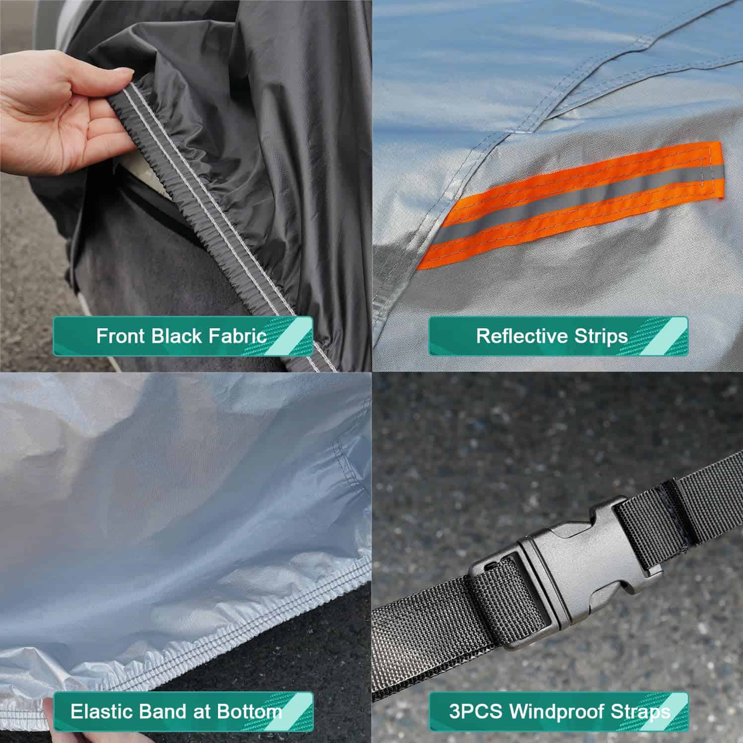 Cubierta para Auto GUNHYI Impermeable de Hatchback para - Imagen 3