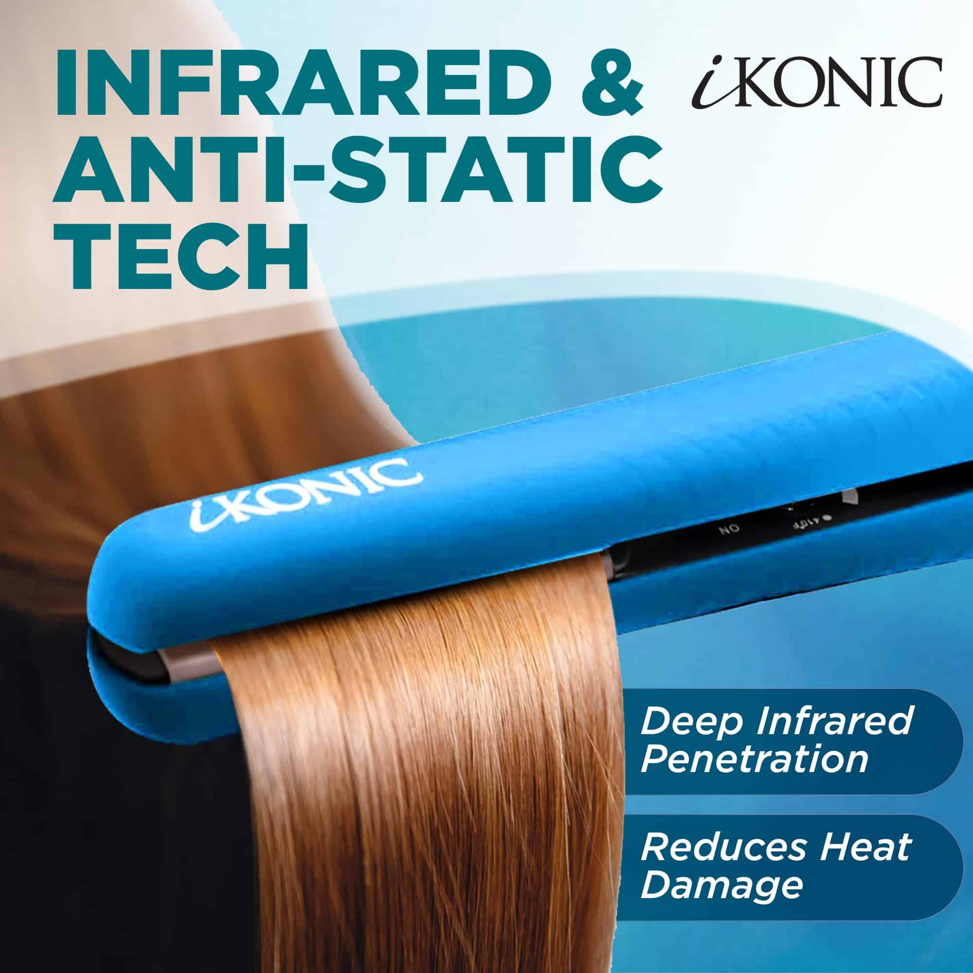 Plancha para el cabello IKONIC de 1.25 pulgadas con placas - Imagen 9